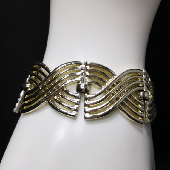 Bergere Bracelet, Mid Century Modern, 1950s Vinta… - image 10