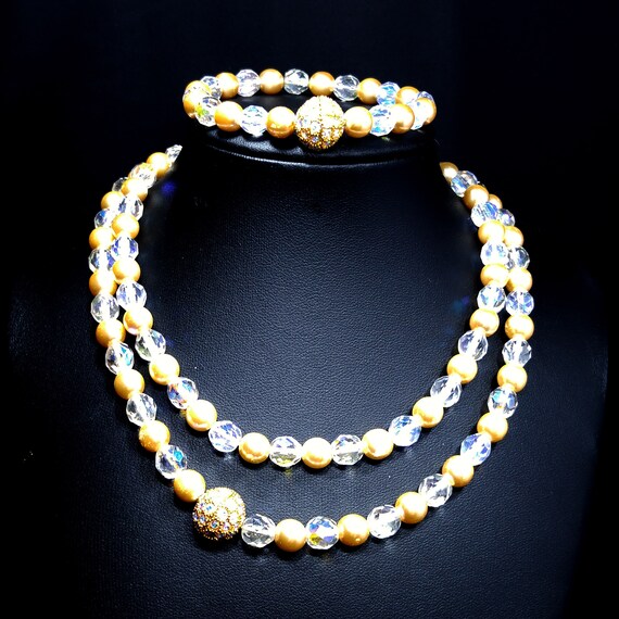 Joan Rivers Faux Pearl Crystal Necklace & Bracele… - image 10