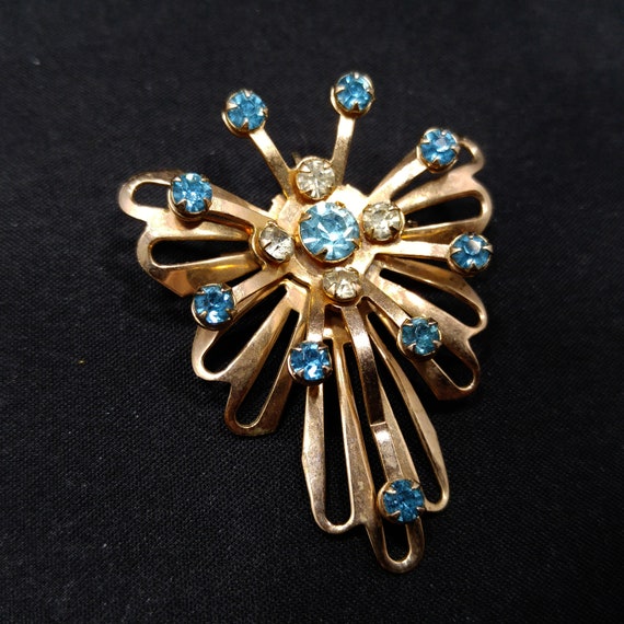 Mid Century Angel or Butterfly Pendant & Brooch, … - image 6