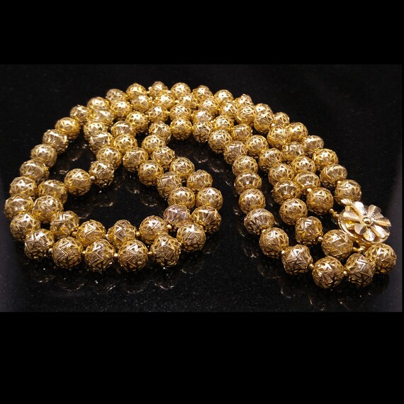 N089 彫刻 Vintage necklace 陶板 在銘 リデアルブログ系