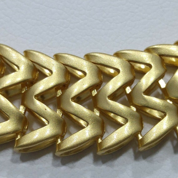 Vintage Monet Choker Necklace, Interlocked Chain … - image 3