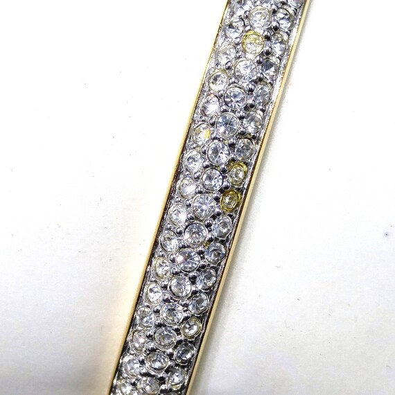 Vintage Swarovski Crystal Rhinestone Hinged Bangl… - image 6