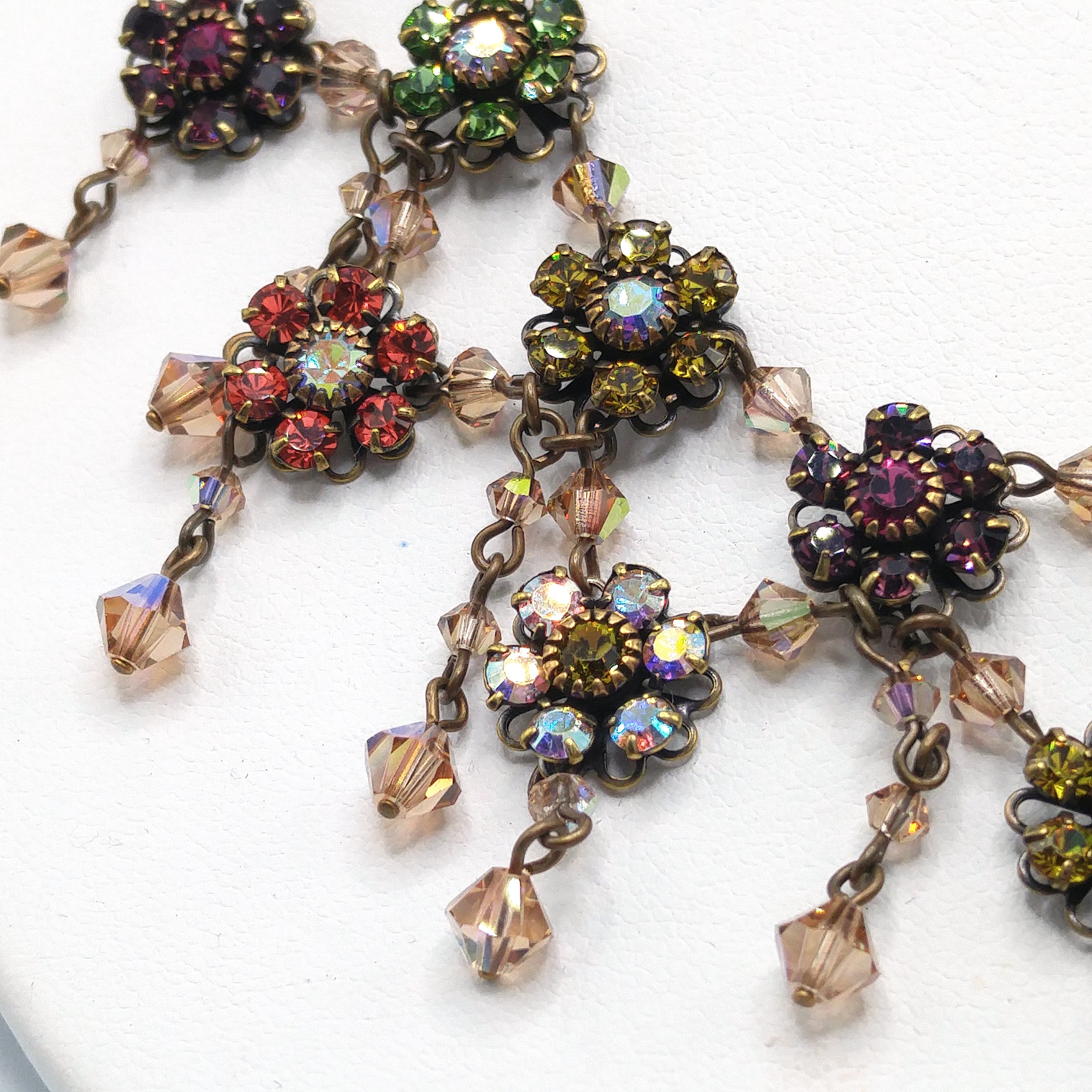 Liz Palacios SF Art Deco Style Necklace Bracelet Set