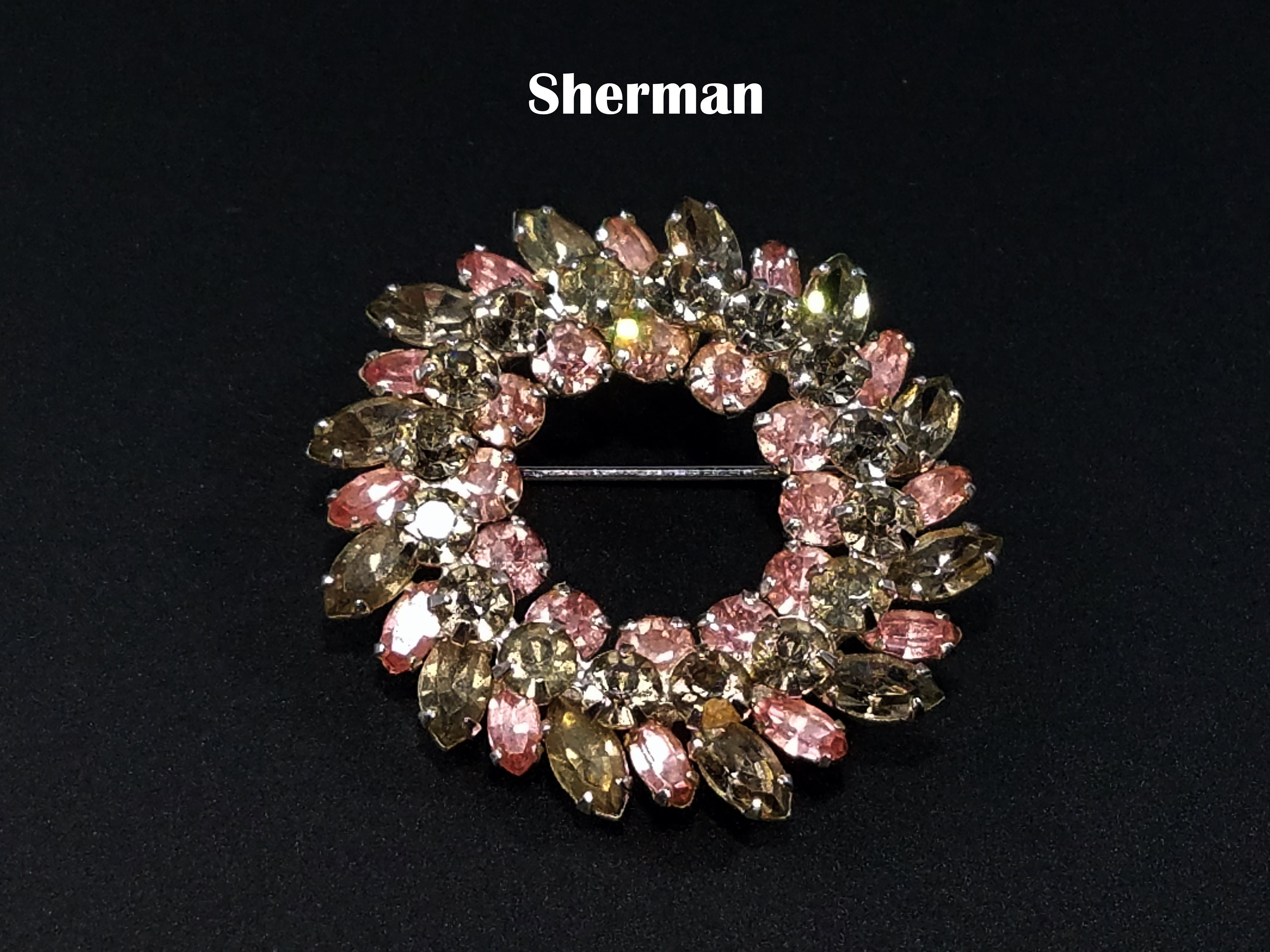 Pink Sherman Brooch - Etsy