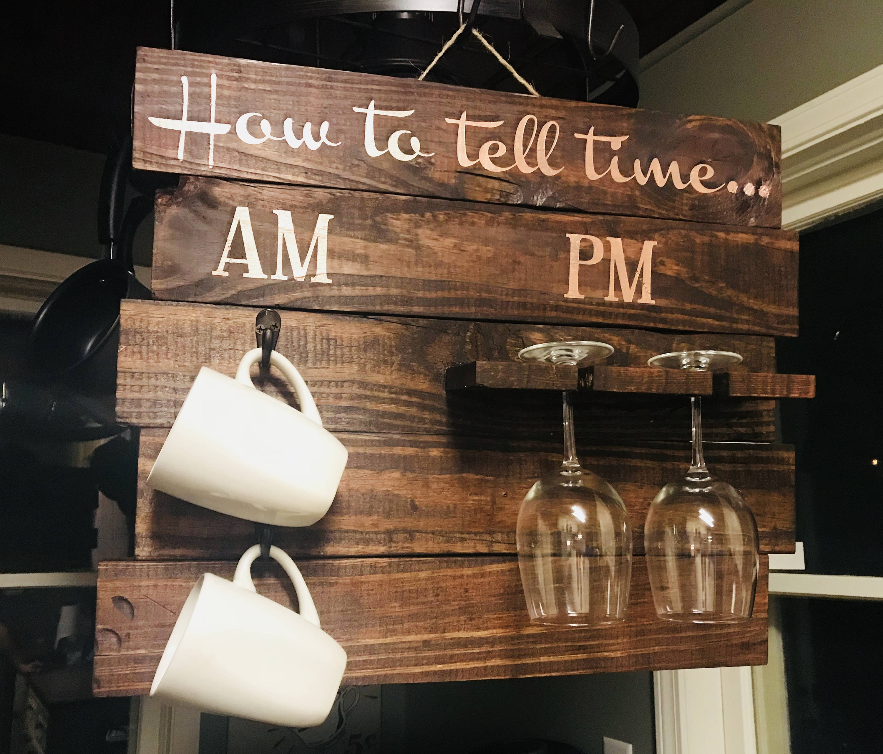 etsy wine glass holder