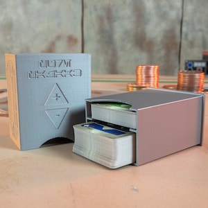Caixa de baralho Pazaak impressa em 3D | Somente caixa de baralho Pure Pazaak | Caixa de jogo de cartas Kotor 2