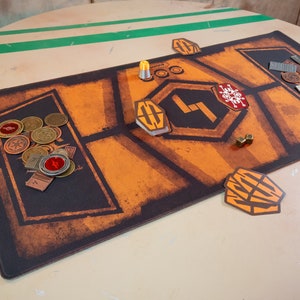 Alfombrilla de juego de Sabacc / Alfombrilla de ratón inspirada en Star Wars / Alfombrilla de juego tradicional de Sabacc y Spike Corelliano