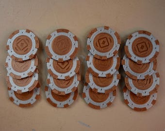 Kessel Sabacc Tax Chips 3D Printed Set of 16 | Inspired by Star Wars Outlaws
