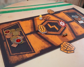 Tappetino da gioco Sabacc / Tappetino per mouse ispirato a Star Wars / Gioco tradizionale Sabacc e Corellian Spike