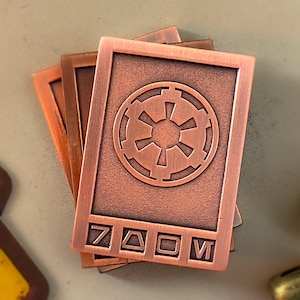 Bronze Imperial Credit Massives Metall | Metall Credit | Star Wars Sabacc Empire Credit
