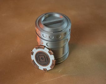 Coffret de 16 puces fiscales | Boîte de rangement imprimée en 3D pour collectionneurs, joueurs, cosplay et Cantina Nights