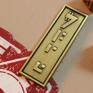 Gold Sabacc Credit Solid Metal  | Metal Sabacc Credit | Solo Star Wars Poker Chip