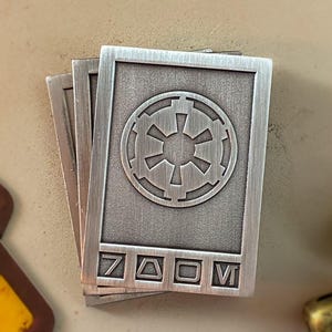 Argent, métal massif à crédit impérial | Crédit métal | Crédits Star Wars Sabacc Empire