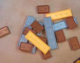 Ensemble de crédits Sabacc imprimé en 3D | Jetons de poker cadeaux inspirés de Star Wars