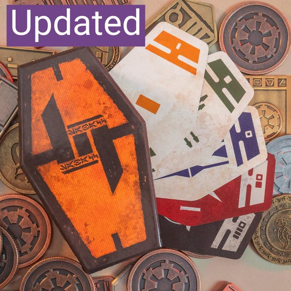 Improved Traditional Sabacc Card Deck - 76 Card | Star Wars Inspired Han Solo Card Game