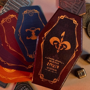 Jeu de cartes Naboo Sabacc | Version traditionnelle de 76 cartes | Jeu de cartes inspiré de Star Wars Han Solo | Forcer le blocage