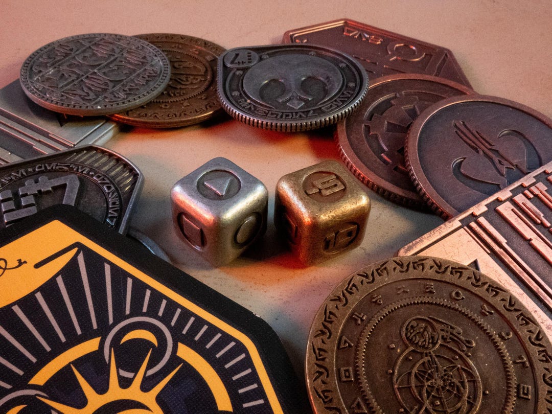 Sab Dice R Coruscant Shift Sabacc Dice | Star Wars Halcyon Galactic Starcruiser ...
