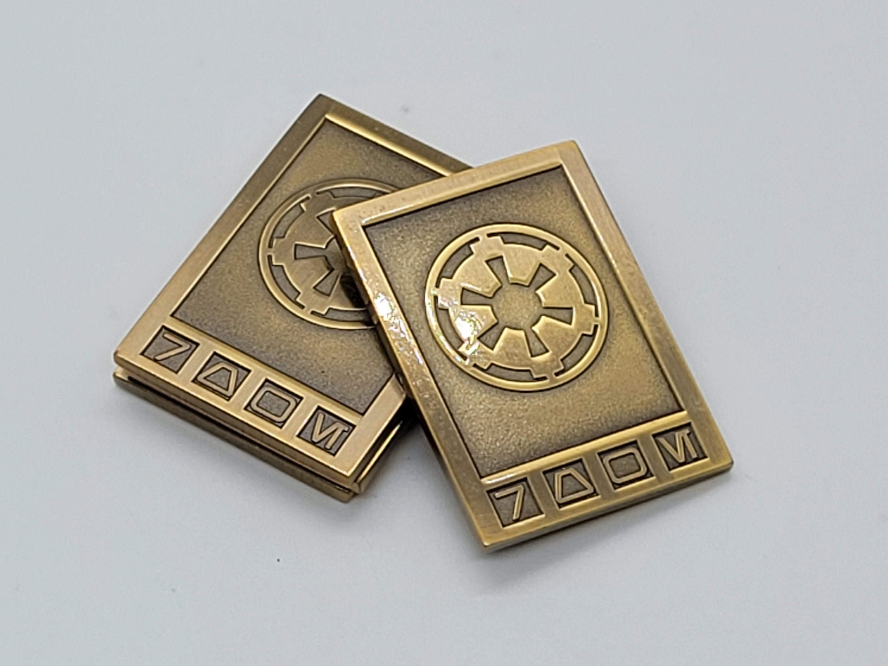 Gold Imperial Credit Solid Metal Metal Credit Star Wars Etsy Canada