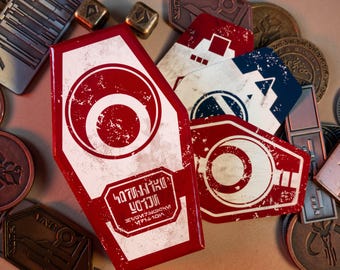 Corellian Spike Sabacc Deck - 62 Cards | Star Wars Galaxy's Edge Batuu Inspired Coruscant Shift