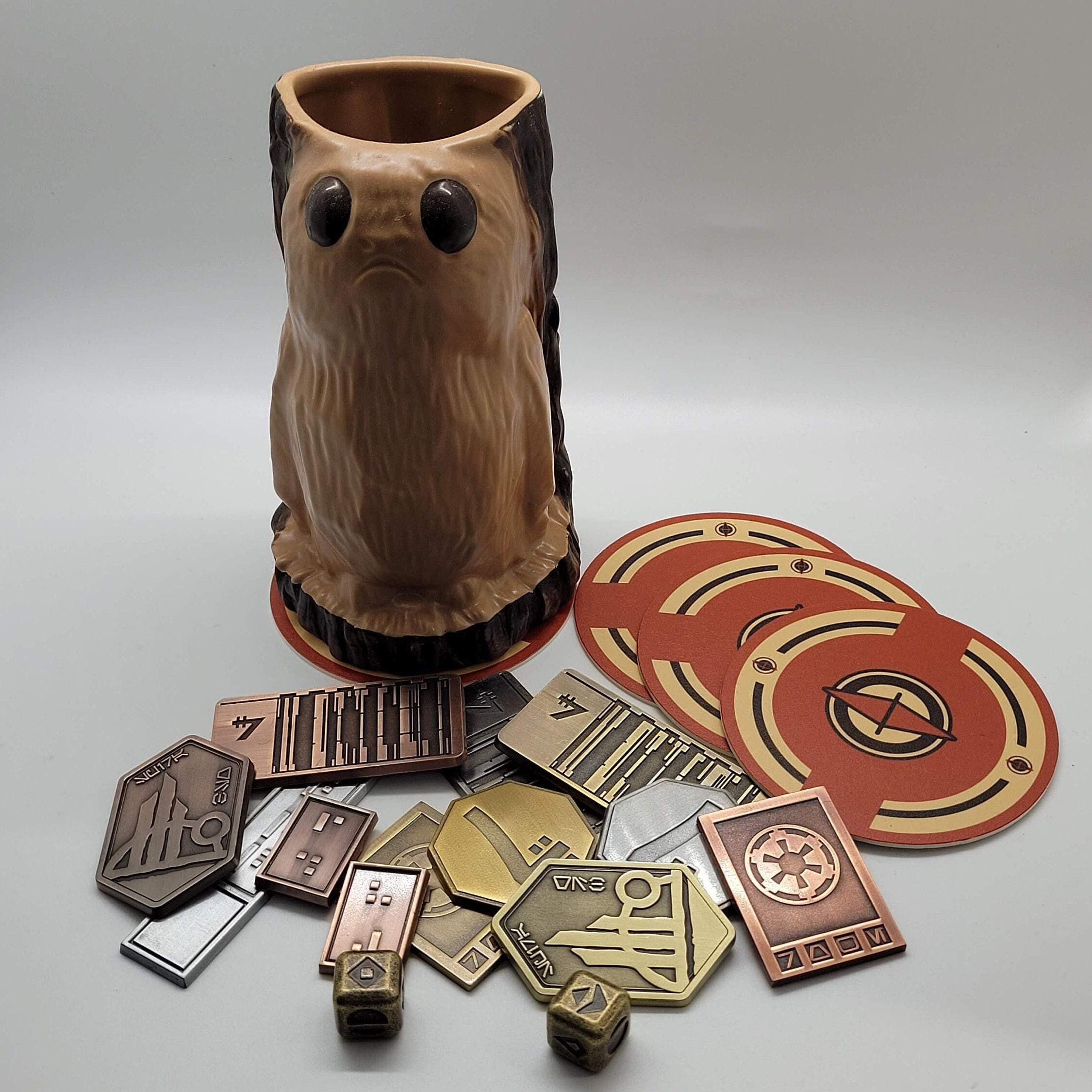 Galaxy's Edge Oga's Cantina Inspired Coaster (5x) Star Wars Sabacc Game  Accessory Nerd Geek Fan Unique Gift Memorabilia Collectable