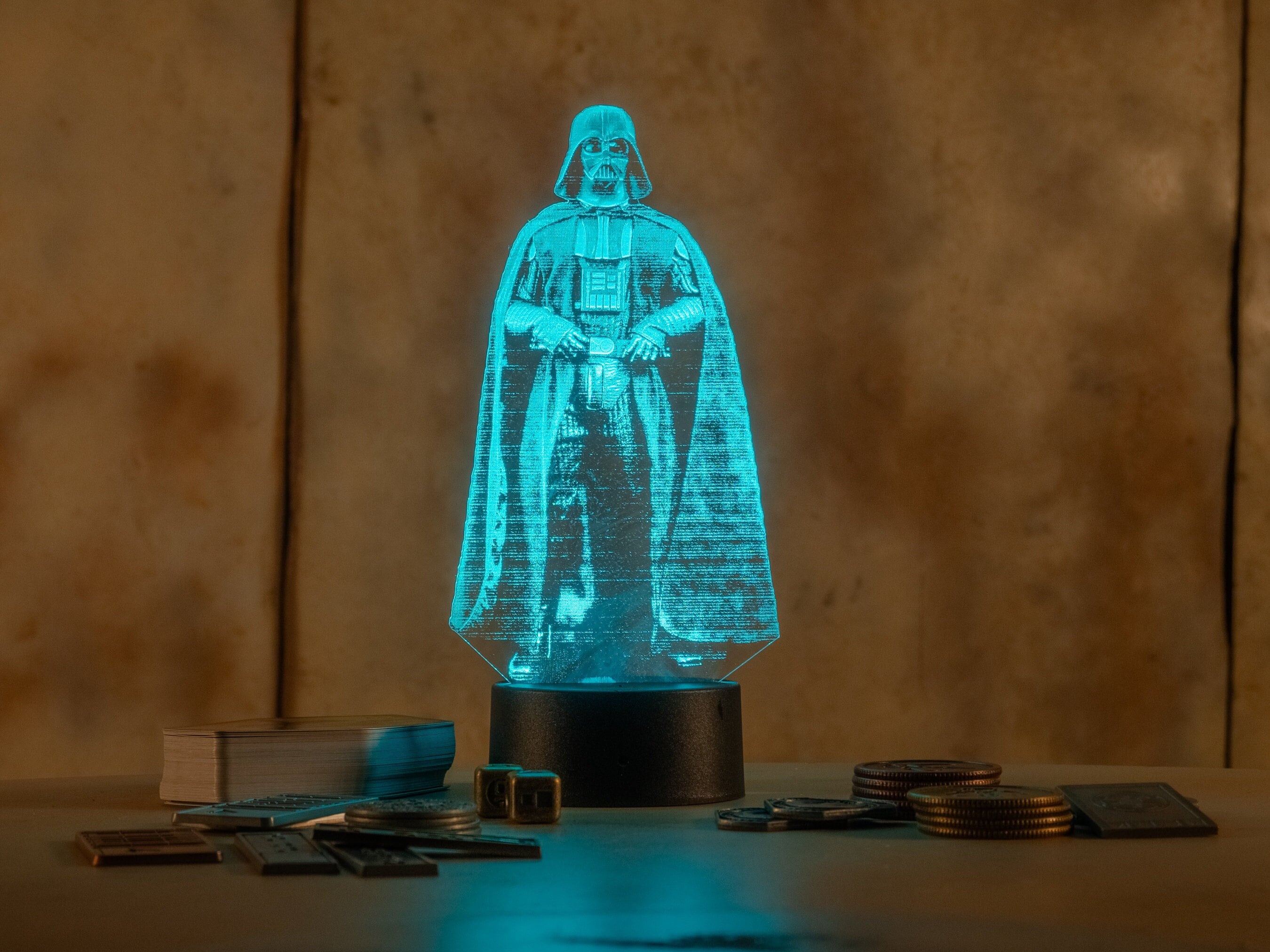 Disney Starwars Darth Vader Transparent Double Layer Glass Men