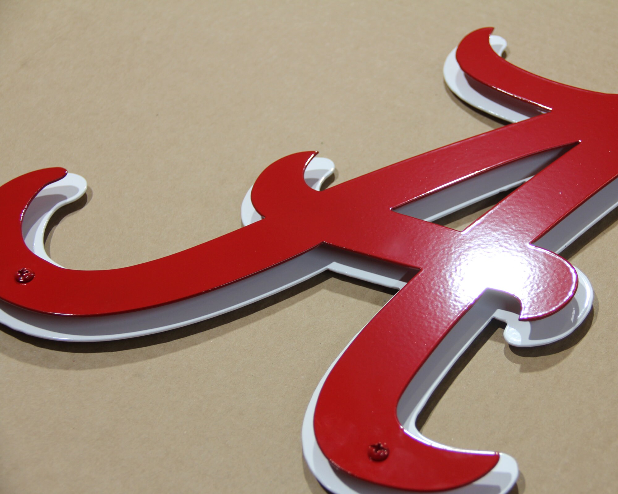 Layered Metal University of Alabama Logo Sign Double Layered - Etsy