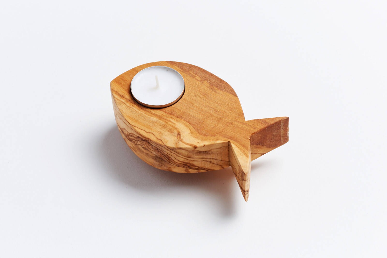 Fish Candle Holders / Wooden Candle Holder / Tea light Holder Etsy