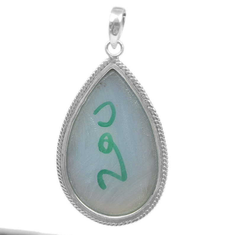 Pear Shape Blue Sparking Pendant 2.9x4.5 Fine Jewelry 20.83 Gm 925 Sterling Silver Pendant Jewelry Titanium Druzy Gemstone Pendant
