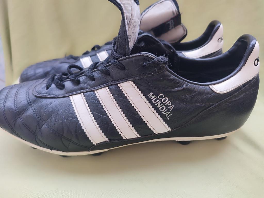 Scarpe da calcio vintage Adidas Copa Mundial in pelle, taglia