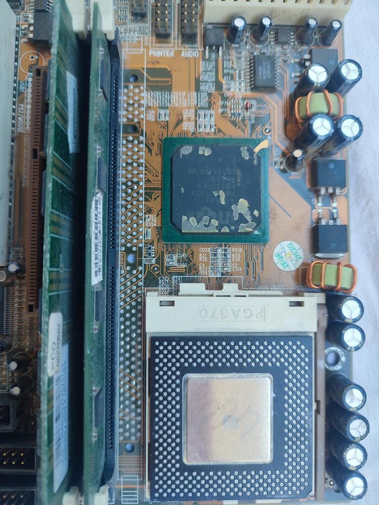 Vintage Motherboard With Processor Intel Celeron and Ram 256mb - Etsy