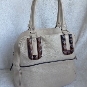 rare longchamp leather vintage bag,made in France