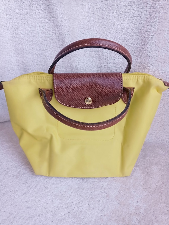 Longchamp yellow tote bag new arrivals