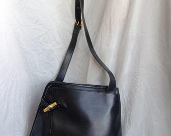 Longchamp Roseau Leather Black Bag