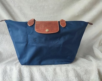 Longchamp Le Pliage Large Nylon Navy Blue Bag