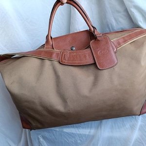 Large Longchamp boxford travel bag