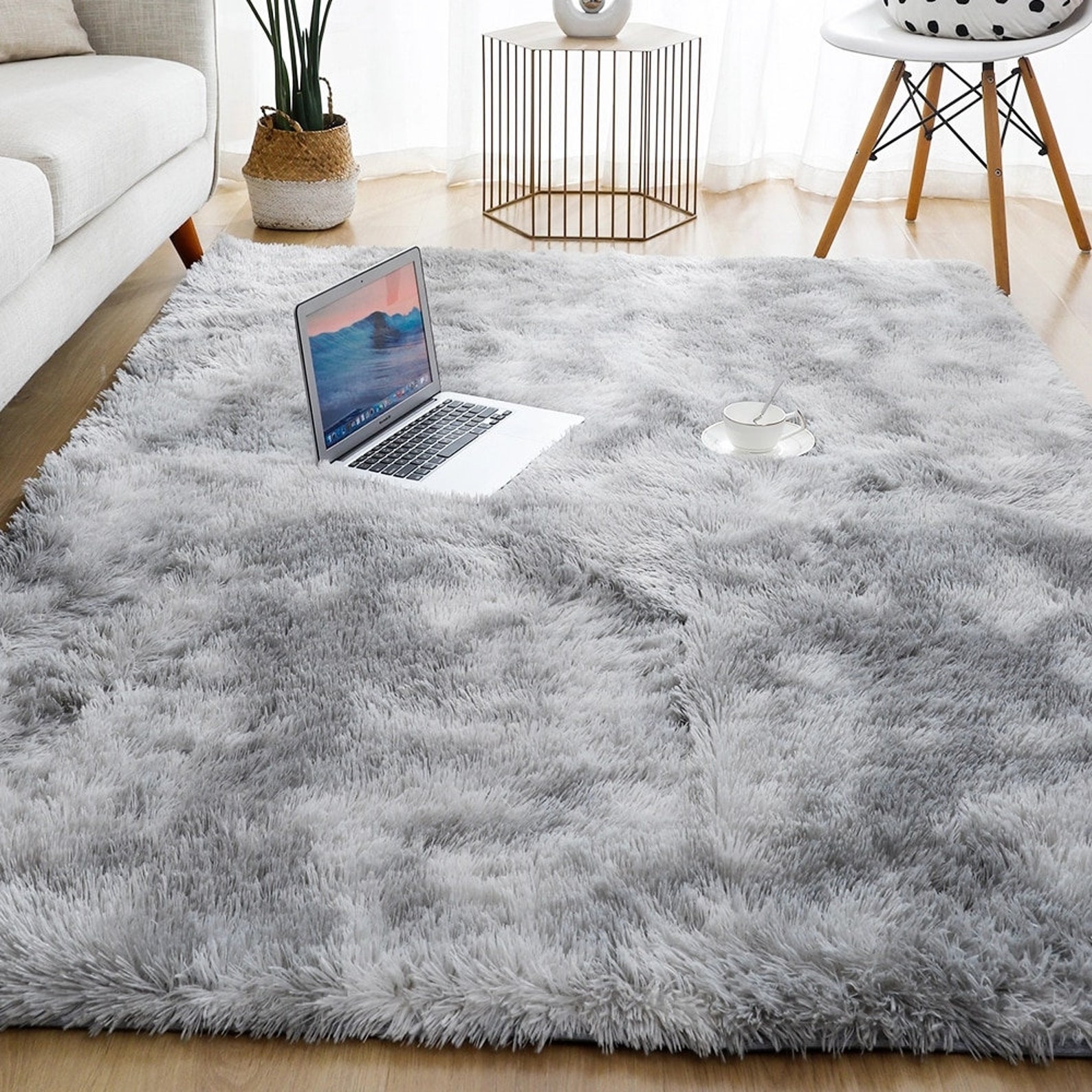 Thick Carpet for Living Room Plush Rug Bed Room Fluffy Floor Etsy