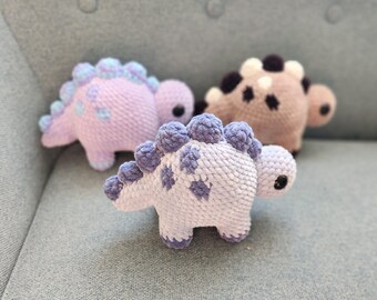 Dinosaurio de crochet: Stegosaurus