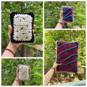 Paquete de almohadas Poptart y Poptart de ganchillo