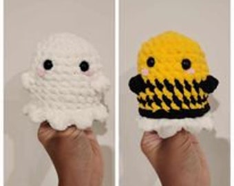 Patrón de crochet de Halloween: Peek-a-BOO-Bee
