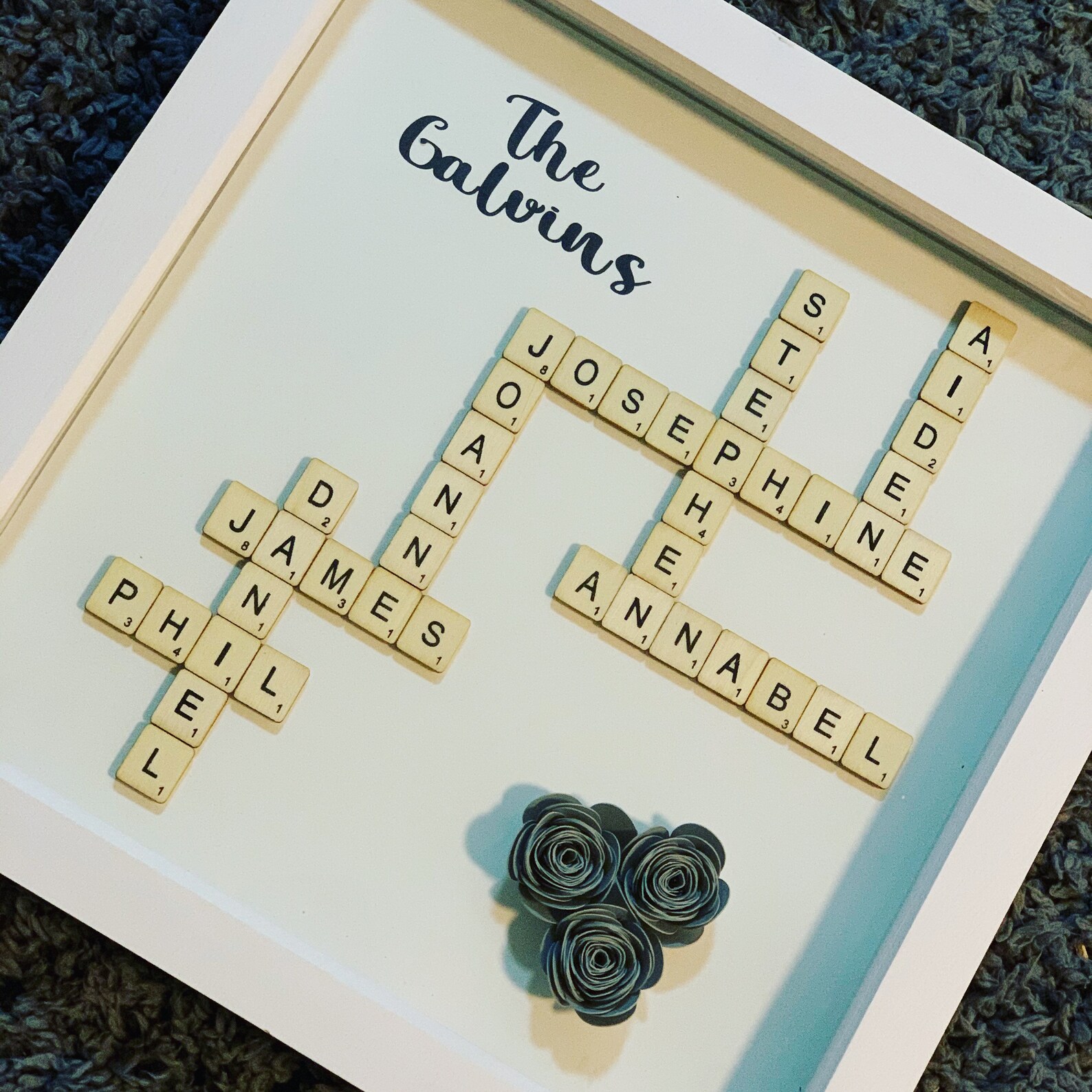 Scrabble Frames Etsy