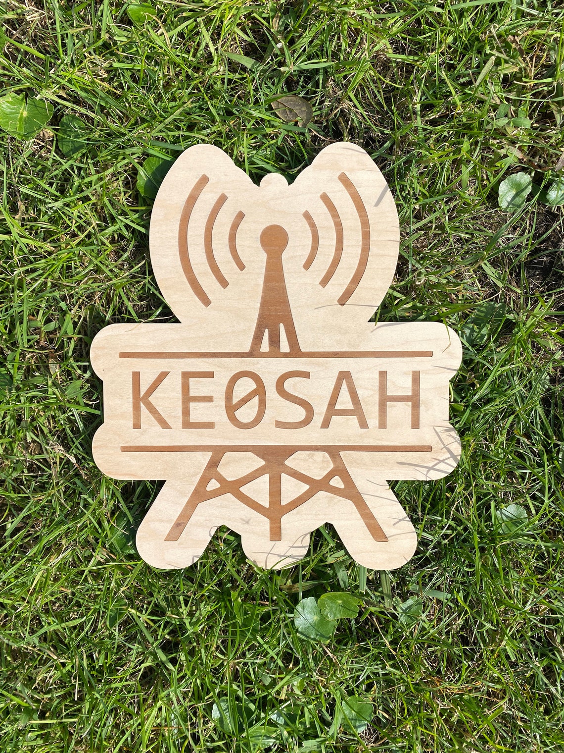 HAM Radio & Amateur Radio Call Sign... Sign Laser Cut and | Etsy
