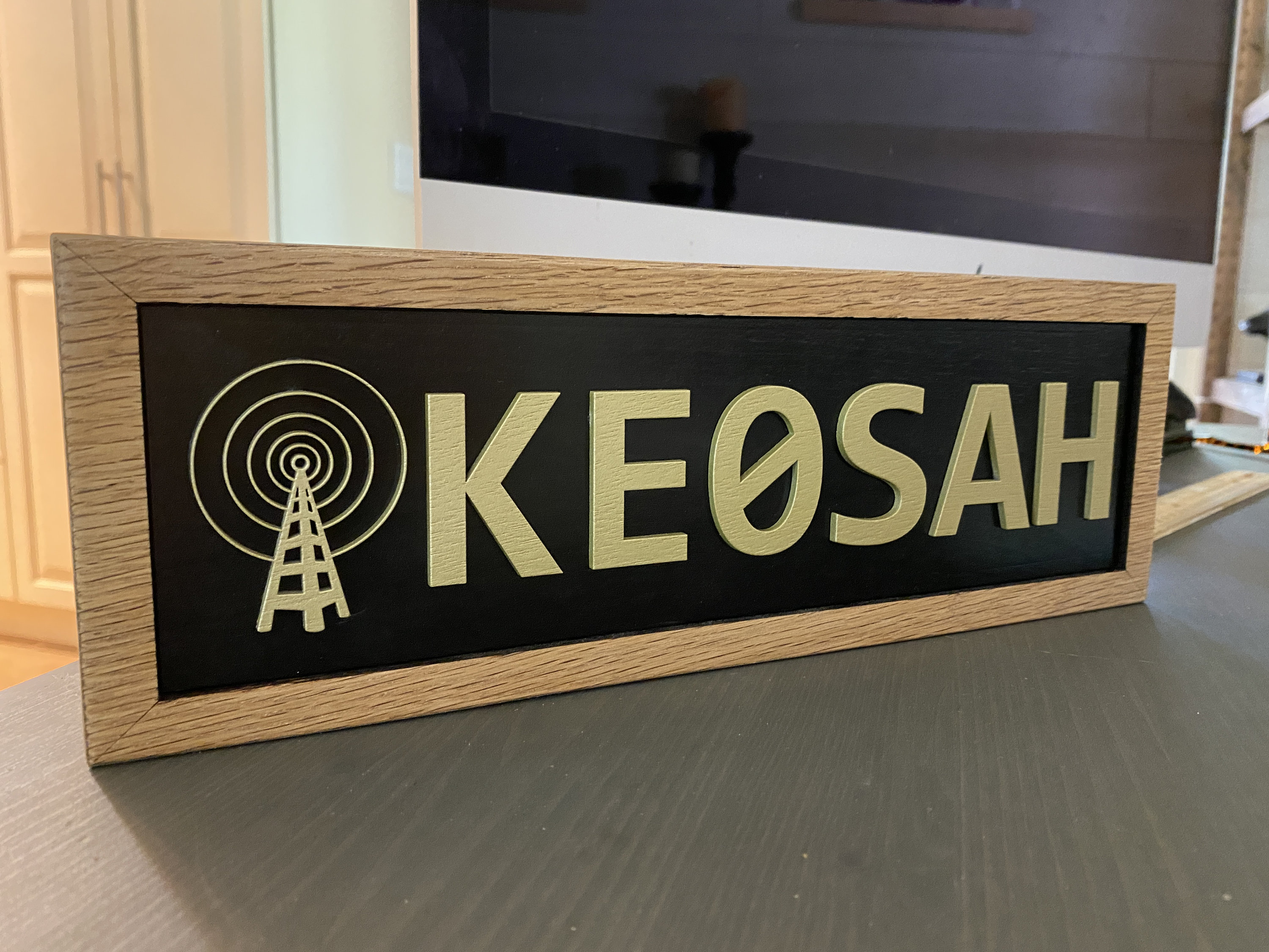 HAM Radio & Amateur Radio Call Sign... Sign Laser Cut and | Etsy