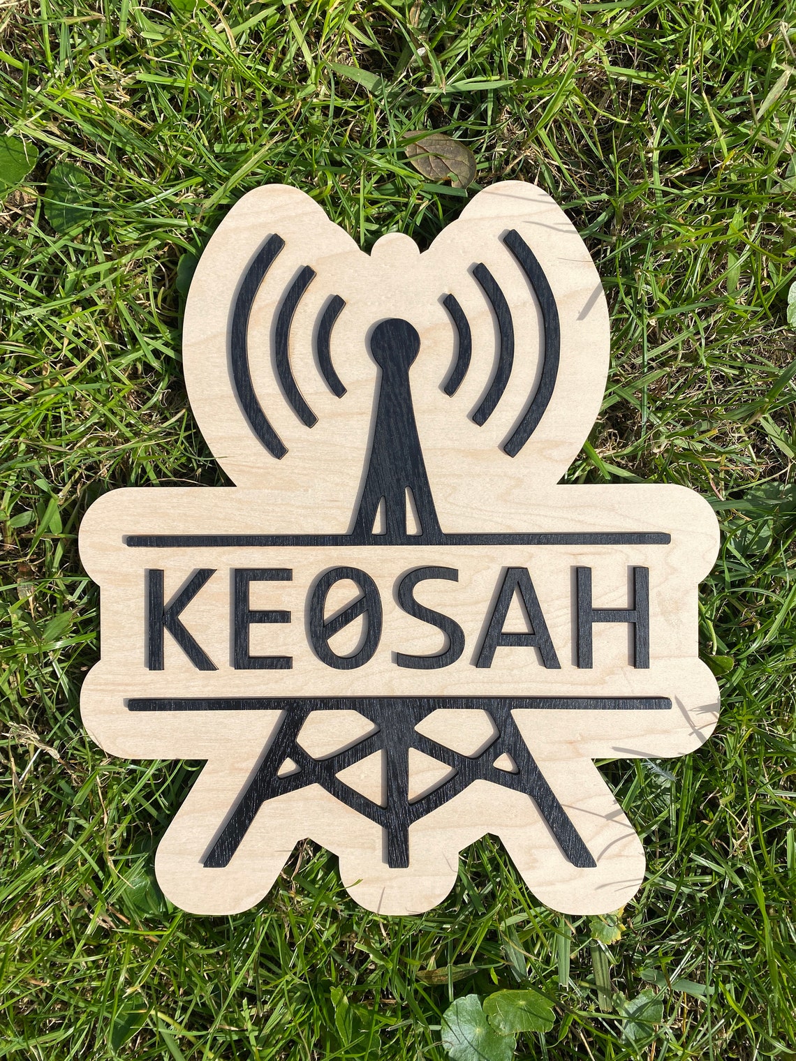 HAM Radio & Amateur Radio Call Sign... Sign Laser Cut and | Etsy
