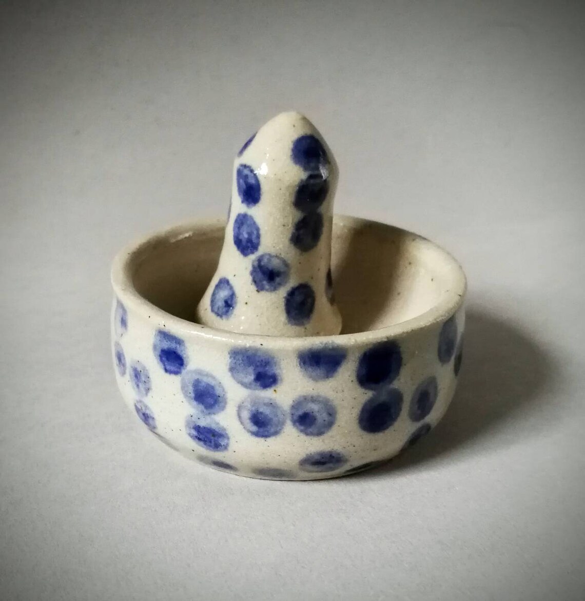 Mortar and Pestle Handmade Ceramic Mortar and Pestle blue Etsy