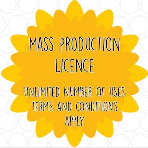 Mass Production Licence for Clipart | Instant Download