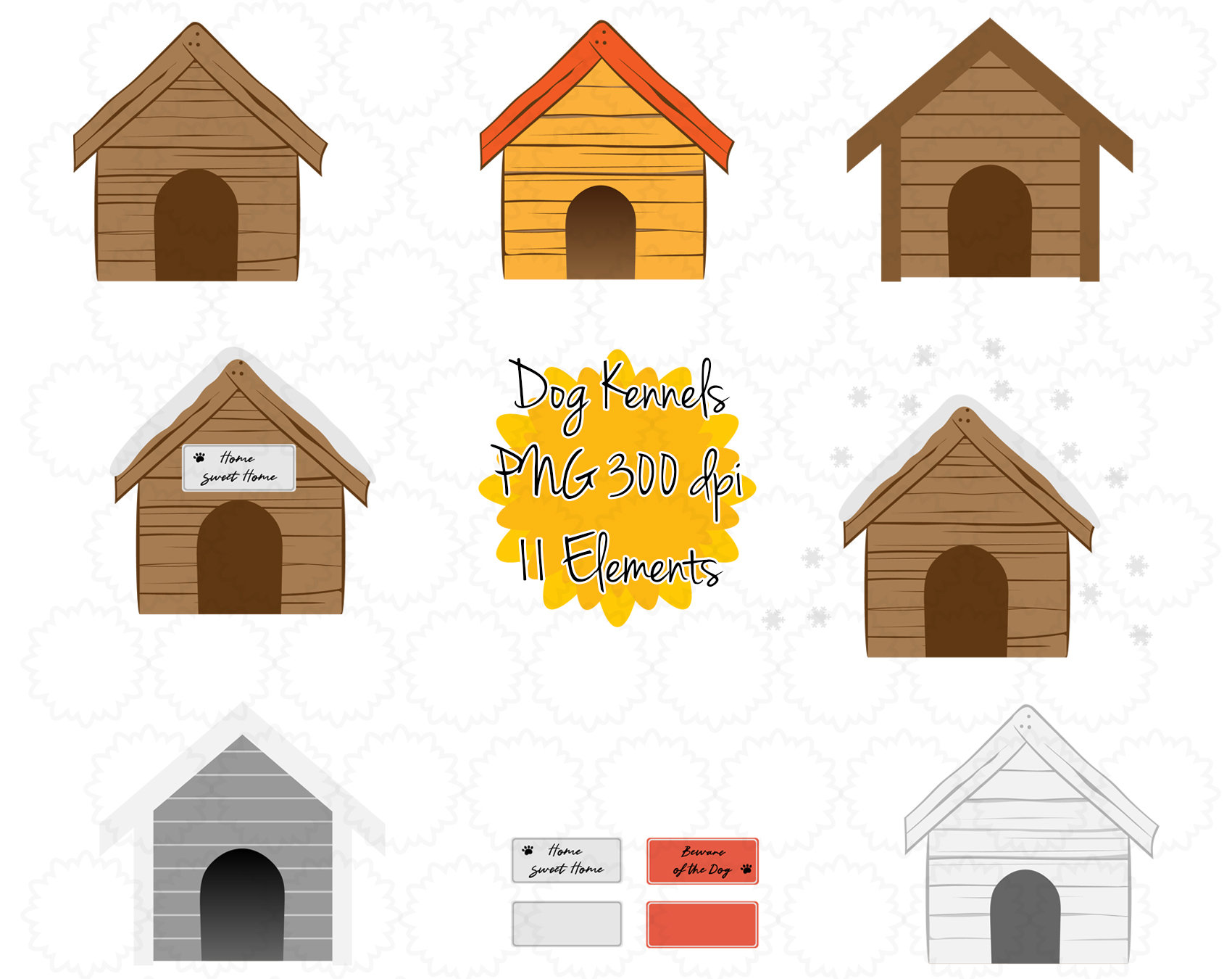 synopsis doghouse clipart