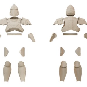 Free Express Shipping! 3D Printed Helldivers  Hero of the Federation Armor Set  Replica for Cosplay and Collectibles