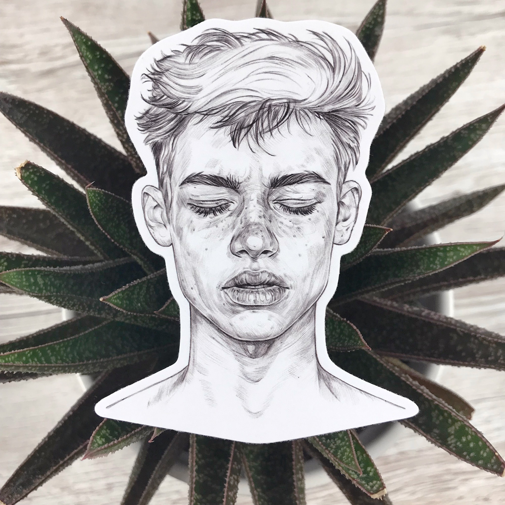 Sticker pack 5 Vinyl Stickers Black and White Etsy