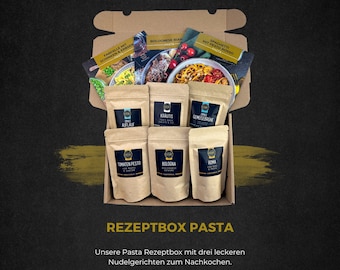 Rezeptbox Pasta mit 3 Nudelrezepten