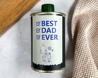 Geschenk für Vatertag, Knoblauchöl "Best Dad Ever", Papa Knoblauchöl